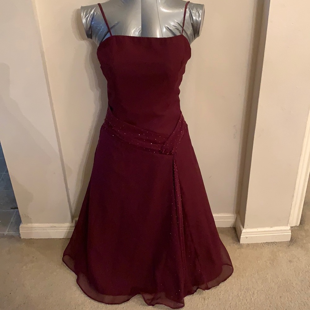 Formal Burgundy dress